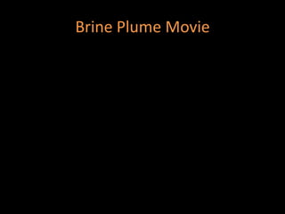 Brine Plume Movie
 