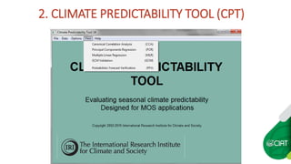 Seasonal climate forecasts in colombia 