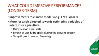 Seasonal climate forecasts in colombia 