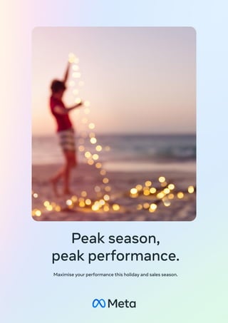 Peak season,
peak performance.
Maximise your performance this holiday and sales season.
 
