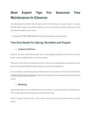 Seasonal Tree Maintenance Tips for Clarence, NY Homeowners.pdf