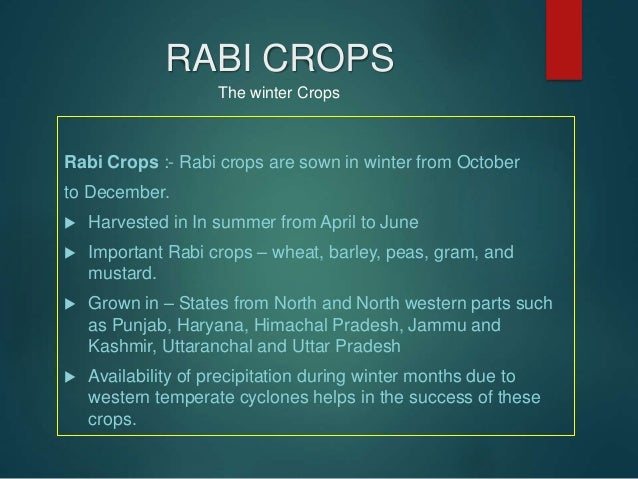 seasons and crops class 9 ppt crops ppt