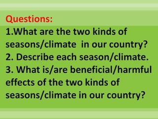 Seasons in the Philippines