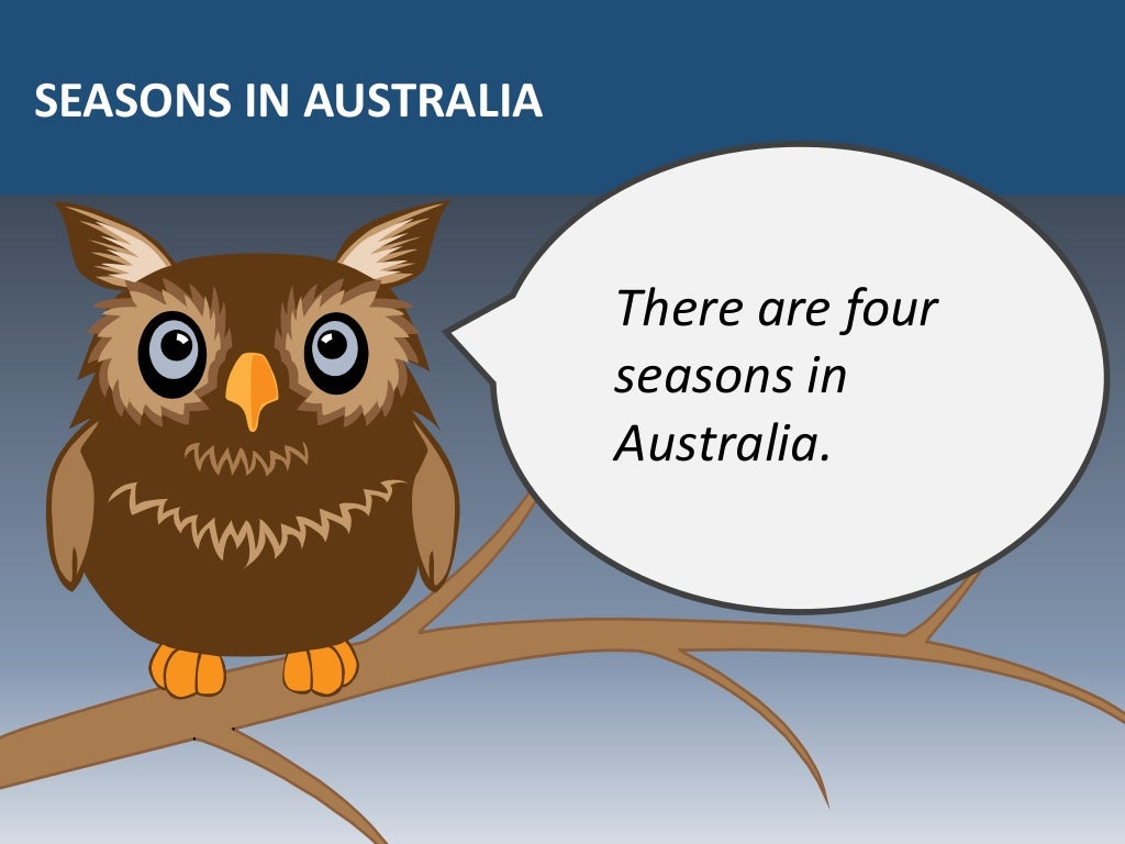 Seasons in Australia