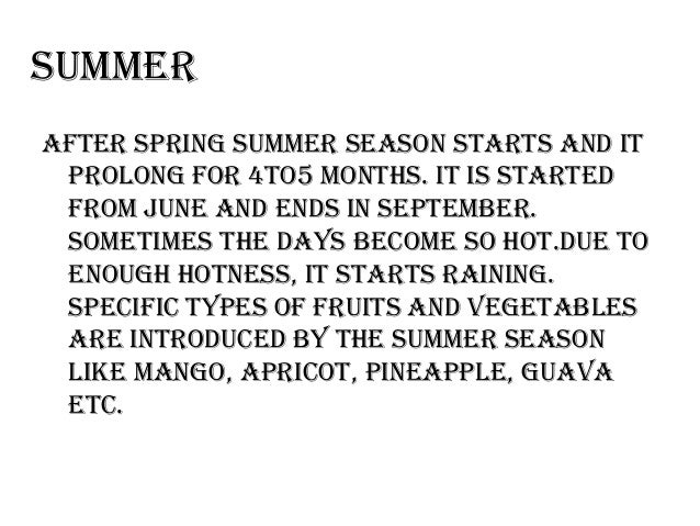 Essay on spring season in pakistan