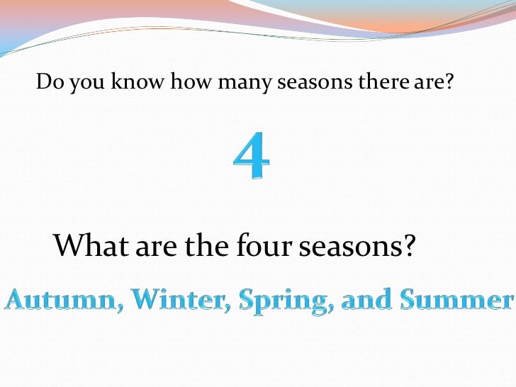 seasons powerpoint