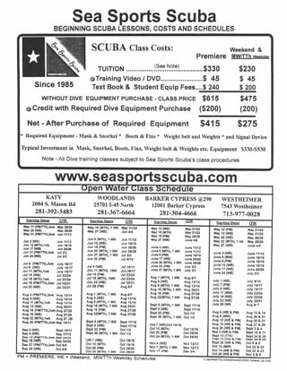 Sea Sports Scuba