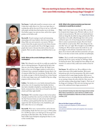 “We are starting to loosen the reins a little bit. have you
                                                                     ever seen little monkeys riding sheep dogs? google it.”
                                                                                                               — ryan Von sossan



                               Von Sossan: I really pride myself on customer service, and          aLsD: What is the craziest promotion you have ever
                               I think that’s really where it’s at. Not to say I give them ev-     conducted or would like to conduct?
                               erything they ask for, but even if I have to say no, I will work
                               with people and help them find another way to do things.            Vick: I wish I had a better answer for that. We’re not like a
                               Our facility is great, our suites are clean, and we have a great    lot of typical minor league teams. We don’t really try a lot of
                               product on the field as well.                                       wacky or zany promotions. We stick to our bread and butter
                                                                                                   which are things like the dollar hot dogs and fireworks. We’ve
                               Bucciarelli: If you’re staying in touch and maintaining             found those to be stable, talked through them with our fans
                               relationships with [suite holders], that’s the most important       and haven’t spent a lot of time being innovative trendsetters
                               thing. Make sure you’re proactive, not reactive. We have            when it comes to promotional concepts. But we’ve found
           VICK                current clients that are great sources for new clients, because     what works for us and our fans. We’ve done things over the
                               we’ve done such a positive job. One of the biggest reasons          years like “win a car” night. We’ve brought in several different
                               people don’t renew is because they don’t activate the suite         traveling acts. We’ve found a system that works for us, and
                               properly. That’s our job to educate and tell them how to use        we’re happy to stick with that. Gimmicks work at a lot of
                               it.                                                                 places, but we haven’t really used them extensively in the past.
                                                                                                   We try to do what we know works, and that’s our philosophy.

                               aLsD: What are the current challenges within your                   Golden: They’ve actually started charging people for each
                               marketplace?                                                        giveaway, like $5 for a jersey, and they are still huge. People
                                                                                                   are lined up for them. They actually have been selling out and
                               Vick: We’re blessed to not only be in a really nice market but      wanted to try and see if they could create another avenue for
                               also in a thriving downtown. The good and the bad is that           revenue.
         GoLDen
                               there are a lot of other things to do here. By Triple-A stan-
                               dards, we have one of the biggest markets to work with, so          Von Sossan: We really have not. We are different in that
                               it’s fantastic from a premium standpoint, because there’s a lot     respect from some of the smaller franchises. We’re pretty
                               of corporate dollars here for entertaining. The flip side is that   buttoned-up with a lot of our promotions. We tried to model
                               our media coverage is a little bit drowned out at times because     our business off of a major league franchise. We’re not at a
                               of other major league teams and a handful of big time college       level where we have to use things like that to fill the seats. But
                               programs within an hour’s drive.                                    we are starting to loosen the reins a little bit. Have you ever
                                                                                                   seen little monkeys riding sheep dogs? Google it. That’s one of
                               Golden: Our facility is in a very family-orientated location,       the things we’re looking at. We’re just now starting to get into
                               and we have a lot of competition from families that have            some of the traditional minor league promotions. #
       Von SoSSAn              their kids in football or baseball or something like that. It’s a
                               family community here, where they are focused on their kids,
                               schools and Friday night football.                                  Are you interested in learning more about minor league premium seating?
                                                                                                   Write to Ryan at ryan@alsd.com, connect with him on LinkedIn at www.
                               Von Sossan: We’re somewhat unique in that we have plenty            linkedin.com/in/ryanmirabedini or follow him on Twitter at www.twitter.
                               of people around here that come by our facility. Even though        com/Ryan_ALSD.
                               the [San Francisco] Giants are only an hour and a half away,
                               we still have a pretty good local fan base that continues to
                               support the club. You don’t have to be a baseball fan, and
                                                                                                   More on the Minor Leagues on ALSD.com:
                               that’s really what we try to tell people.                           Less than a month until completion of $24M renovation of
                                                                                                   Cheney Stadium
                               Bucciarelli: We’ve seen a turnaround here, and it’s because         www.alsd.com/content/less-month-until-completion-24m-renovation-
       BuCCIAReLLI
                               of the building. People that have seen it say it is NHL quality.    cheney-stadium
                               It’s a 10,500-seat venue, so we don’t get U2, but we get some
                               pretty big acts like Elton John. Also, the Bears are back-to-
                               back [Calder Cup] Champions and going for three in a row,
                               so that certainly helps.



84 | S E A T | SPRING 2011 | www.alsd.com
 