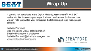 Digital Maturity AssessmentTM of the Sports and Entertainment Industry
