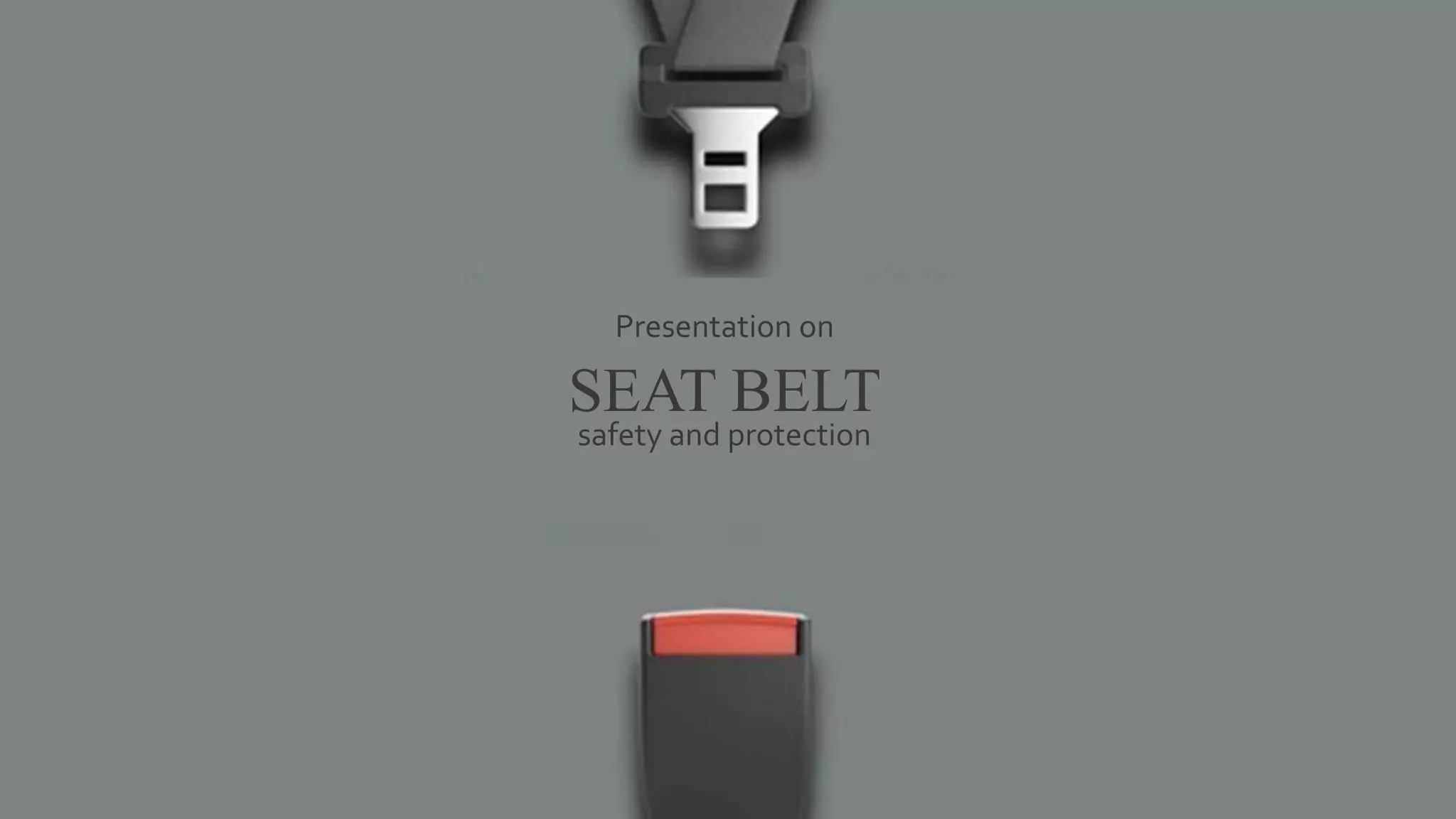 Seat belt presentation PPT