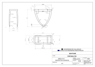 Raquel Juárez, Marta
Mancebo, Claudia
Ochagavías, Elisa Pérez,
Patricia Sinobas, Jenny
Smith
193.2
2449.7R
1056.6R
2147.2R
722.4R
7
177.3
3.1
R
185.4
401.6
28.4
R
3.4
R
25
25
344.8
128.6
196.4
16
A A
16
16
5
R
8
R
25
25
20.3
R
4.5
R
376.6
202.2
43.1
383
788.8
R
456
R
551.2R
436
R
2.9
R
FECHA:
Enero-2015 4/4
N PLANO:
ESCALA:
PLANO:
PROMOTOR:
UVA
SEATCASE
PORTABULTOS
Grado en Diseño Industrial
UNIVERSIDAD DE VALLADOLID
ESCUELA DE INGENIERÍAS INDUSTRIALES
Convocatoria: 1ª
SAP
IENTIA
E
D
ICAVIT FI
S
IBI
DOM
V
M
AREA I.P.F.
PROYECTOS TÉCNICOS
1:5
 