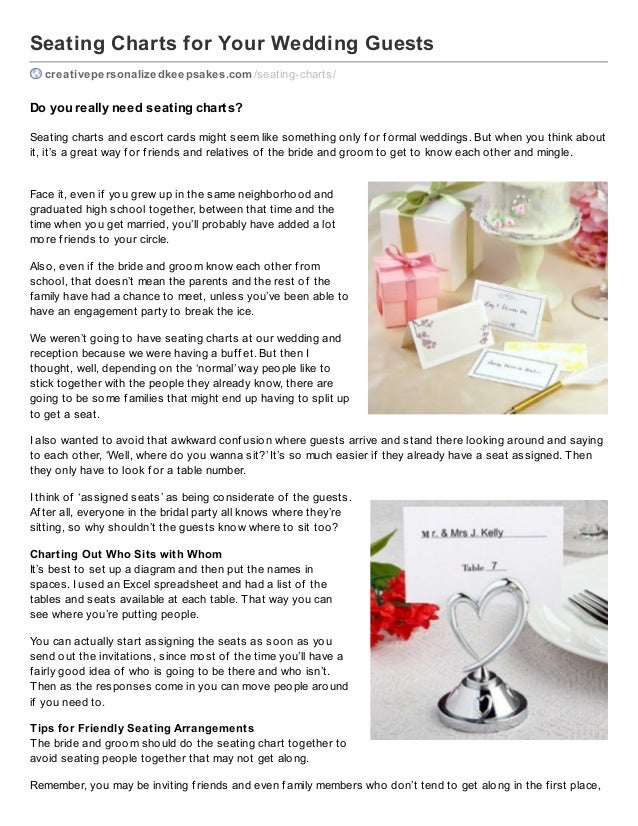 19+ Do you put bridal party on seating chart