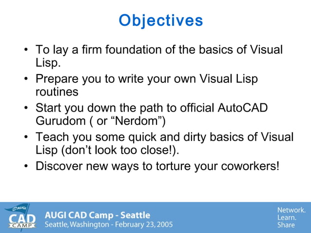 AutoDesk | PPT | Programming Languages | Computing