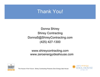Zero Energy House - Bellevue WA