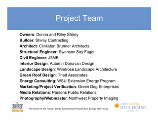 Zero Energy House - Bellevue WA