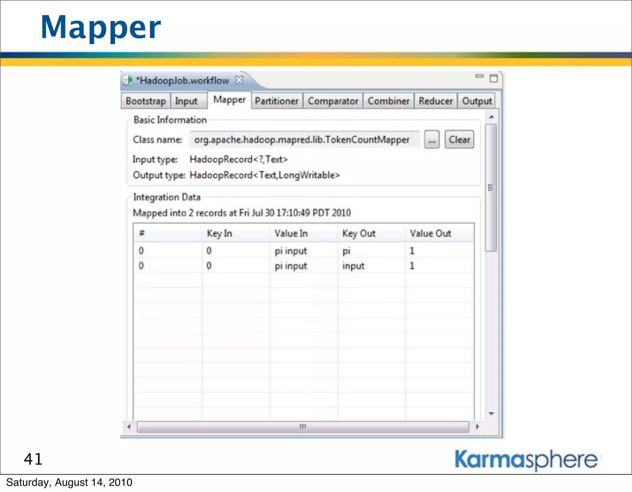 Mapper




   41
Saturday, August 14, 2010
 