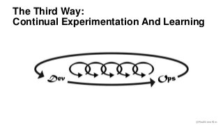 The Third Way: 
Continual Experimentation And Learning 
@RealGeneKim 
 
