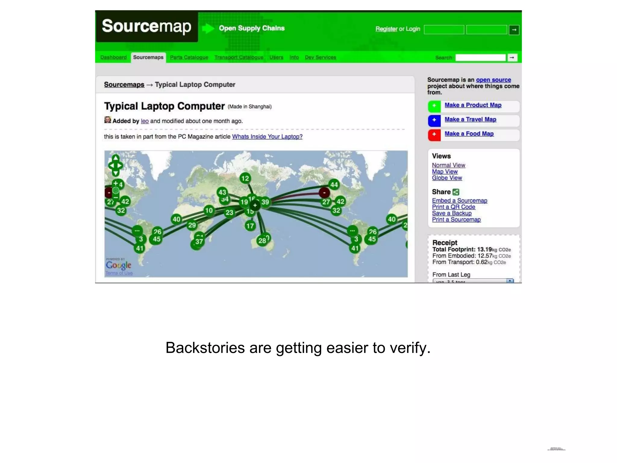 Backstories are getting easier to verify. 