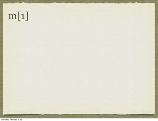 m[1]




Thursday, February 7, 13
 