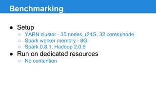 Spark at Twitter - Seattle Spark Meetup, April 2014