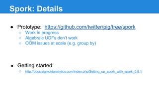 Spark at Twitter - Seattle Spark Meetup, April 2014