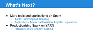 Spark at Twitter - Seattle Spark Meetup, April 2014