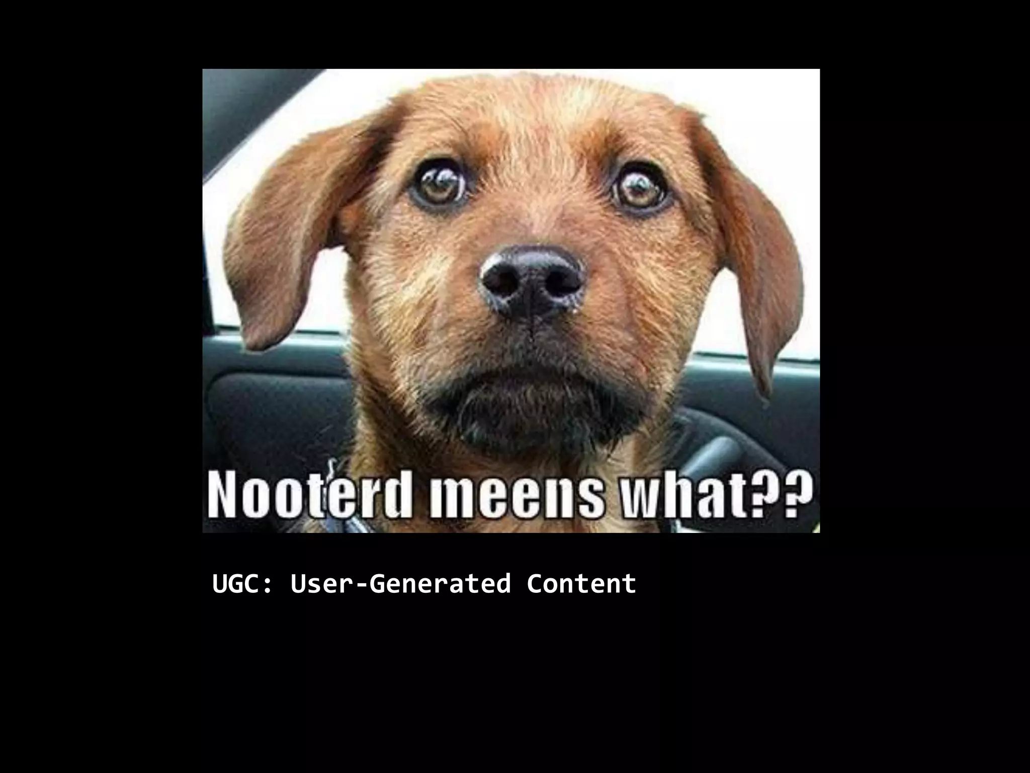 Scott Porad at Seattle Tech Startups on User Generated Content - May 2009