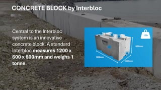 Intebloc SEAWALL STRUCTURE by ENGR KEN JAMES F FD | PDF