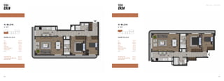 SEBA CASA — KAĞITHANE
57
56
DAİRE 35 (2+1)
TOPLAM BRÜT ALAN 81,82 m2
TOPLAM TERAS DAHİL BRÜT ALAN 91,95 m2
GENEL BRÜT ALAN 111,38 m2
Hol 9,62 m2
Salon 22,60 m2
Mutfak 8,90 m2
Banyo 4,25 m2
Yatak Odası 8,89 m2
Ebeveyn Yatak Odası 12,73 m2
Ebeveyn Banyo 4,09 m2
Teras 10,13 m2
DAİRE 34 (2+1)
TOPLAM BRÜT ALAN 85,09 m2
TOPLAM TERAS DAHİL BRÜT ALAN 94,91 m2
GENEL BRÜT ALAN 114,96 m2
Hol 13,28 m2
Salon 22,60 m2
Mutfak 9,20 m2
Banyo 3,85 m2
Yatak Odası 9,74 m2
Ebeveyn Yatak Odası 12,52 m2
Ebeveyn Banyo 4,09 m2
Teras 9,82 m2
A BLOK
5. KAT
A BLOK
5. KAT
 