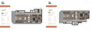 SEBA CASA — KAĞITHANE
73
72
DAİRE 49 (2+1)
TOPLAM BRÜT ALAN 87,30 m2
TOPLAM TERAS DAHİL BRÜT ALAN 101,08 m2
GENEL BRÜT ALAN 121,16 m2
Hol 9,62 m2
Salon 22,60 m2
Mutfak 8,90 m2
Banyo 4,25 m2
Yatak Odası 8,89 m2
Ebeveyn Yatak Odası 12,73 m2
Ebeveyn Banyo 4,09 m2
Balkon 5,94 m2
Teras 13,78 m2
DAİRE 48 (2+1)
TOPLAM BRÜT ALAN 91,57 m2
TOPLAM TERAS DAHİL BRÜT ALAN 104,97 m2
GENEL BRÜT ALAN 125,83 m2
Hol 13,28 m2
Salon 22,60 m2
Mutfak 9,20 m2
Banyo 3,85 m2
Yatak Odası 9,74 m2
Ebeveyn Yatak Odası 12,52 m2
Ebeveyn Banyo 4,09 m2
Balkon 5,88 m2
Teras 13,40 m2
A BLOK
7. KAT
A BLOK
7. KAT
 