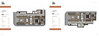 SEBA CASA — KAĞITHANE
97
96
DAİRE 70 (2+1)
TOPLAM BRÜT ALAN 87,30 m2
TOPLAM TERAS DAHİL BRÜT ALAN 97,75 m2
GENEL BRÜT ALAN 117,57 m2
Hol 9,62 m2
Salon 22,60 m2
Mutfak 8,90 m2
Banyo 4,25 m2
Yatak Odası 8,89 m2
Ebeveyn Yatak Odası 12,73 m2
Ebeveyn Banyo 4,09 m2
Balkon 5,91 m2
Teras 10,45 m2
DAİRE 69 (2+1)
TOPLAM BRÜT ALAN 91,57 m2
TOPLAM TERAS DAHİL BRÜT ALAN 101,66 m2
GENEL BRÜT ALAN 122,27 m2
Hol 13,28 m2
Salon 22,60 m2
Mutfak 9,20 m2
Banyo 3,85 m2
Yatak Odası 9,74 m2
Ebeveyn Yatak Odası 12,52 m2
Ebeveyn Banyo 4,09 m2
Balkon 5,88 m2
Teras 10,09 m2
A BLOK
10. KAT
A BLOK
10. KAT
 