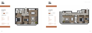 SEBA CASA — KAĞITHANE
183
182
DAİRE 63 (2+1)
182
TOPLAM BRÜT ALAN 91,55 m2
TOPLAM TERAS DAHİL BRÜT ALAN 101,64 m2
GENEL BRÜT ALAN 122,23 m2
Hol 13,28 m2
Salon 22,60 m2
Mutfak 9,20 m2
Banyo 3,85 m2
Yatak Odası 9,74 m2
Ebeveyn Yatak Odası 12,52 m2
Ebeveyn Banyo 3,96 m2
Balkon 5,88 m2
Teras 10,09 m2
DAİRE 62 (2+1)
Hol 7,04 m2
Salon + Mutfak 27,12 m2
Banyo 3,80 m2
Yatak Odası 8,35 m2
Ebeveyn Yatak Odası 14,36 m2
Ebeveyn Banyo 3,15 m2
Teras 4,27 m2
TOPLAM BRÜT ALAN 71,75 m2
TOPLAM TERAS DAHİL BRÜT ALAN 76,02 m2
GENEL BRÜT ALAN 91,42 m2
B BLOK
10. KAT
B BLOK
10. KAT
 