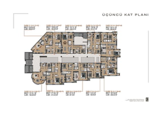 Ü Ç Ü N C Ü KAT P L A N I
Bu katalog, Seba Center Residence’ı
tanıtım ve bilgi amaçlıdır. Yüklenici her türlü
değişiklik yapma hakkına sahiptir.
 