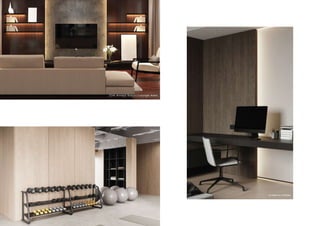 Çok Amaçlı Salon / Lounge Area
Gym
Çalışma Odası
 
