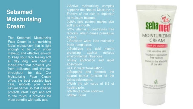 sebamed moisturizing cream side effects