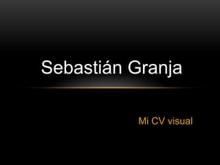 Sebastián Granja

           Mi CV visual
 