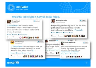 Influential Individuals in Kenya’s social media.




                                                   59
                                                   59
 