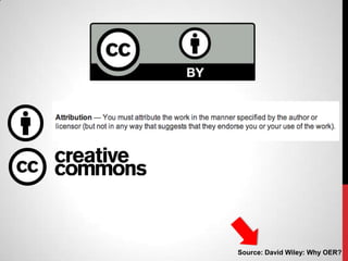 Source: David Wiley: Why OER?
 