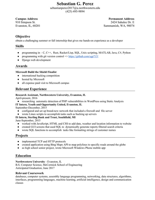 Sebastian Perez Northwestern U PDF Sebastian perez northwestern u pdf