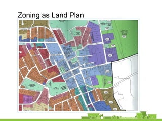 Zoning as Land Plan
 