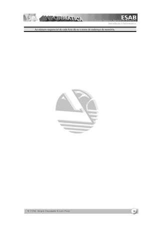 Introdução à Informática
38
Ao número sequencial de cada byte dá-se o nome de endereço de memória.
 