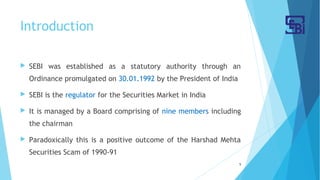 Security and Exchange board of India - About | PPT