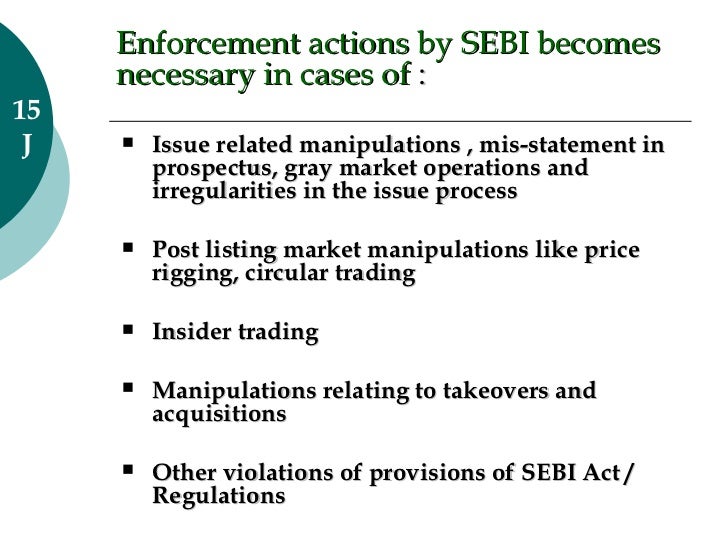 Sebi guidelines for option trading