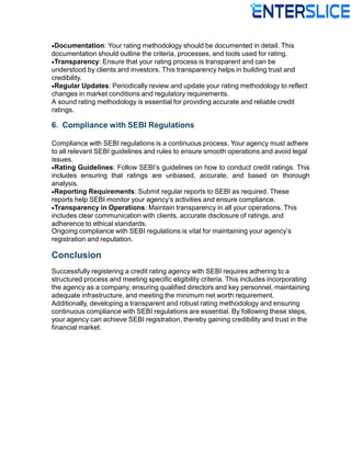 SEBI Registration Process and Eligibility Criteria for Credit Rating ...