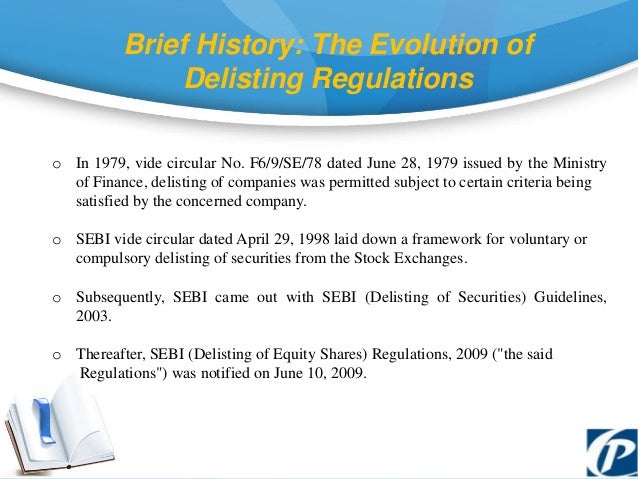 Sebi guidelines for option trading