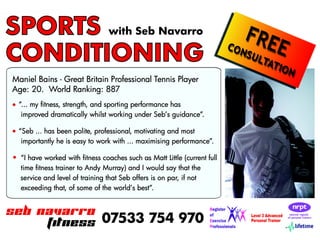 Seb Navarro Fitness - Sports Conditioning Coaching and Personal ...
