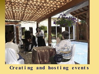 Creating and hosting events 