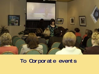 To Corporate events 