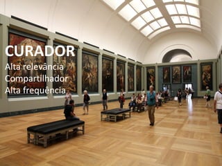 CURADOR
Alta relevância
Compartilhador
Alta frequência
 