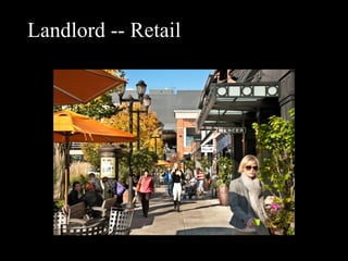 Pine Street Group
L.L.C.
Landlord -- Retail
 